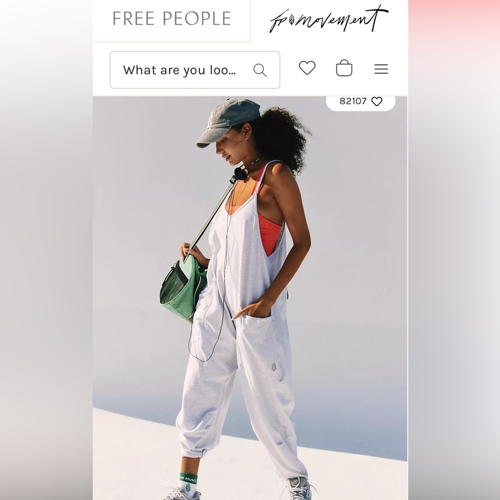 Pink and heather gray Free People Hot Shot Onesie sz S